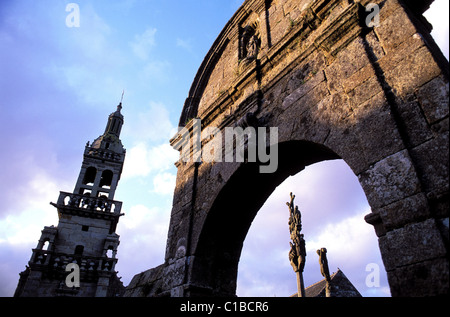 La France, Finistère, la chapelle Sainte Marie du Menez Hom Banque D'Images