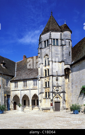 En France, la Haute Saône, cour de Gy château Banque D'Images