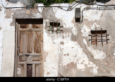 Palma de Mallorca Majorque Iles Baleares maison ancienne quartier edifice es Jonquet vieille ville Espagne architecture bâtiment Banque D'Images