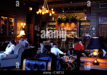 États-unis, Colorado, tremble, Jerome, bibliothèque de l'hôtel-bar Banque D'Images