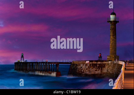 Whitby, dans le Yorkshire du Nord Banque D'Images