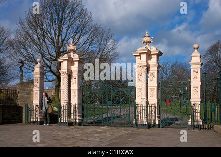 Weston Park portes d'entrée du Musée Banque D'Images