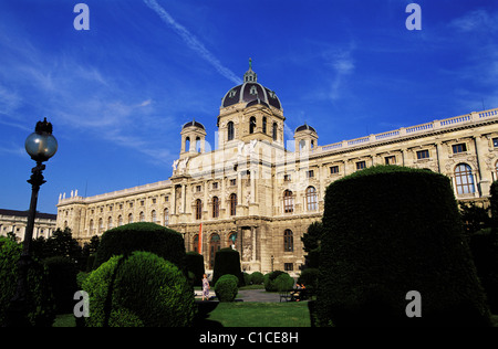 L'Autriche, Vienne, Maria Theresien platz , Kunsthistorisches Museum (le KHM) Banque D'Images