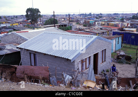 L'Afrique du Sud, péninsule du Cap, près de Cape Town township de Khayelitsha Banque D'Images