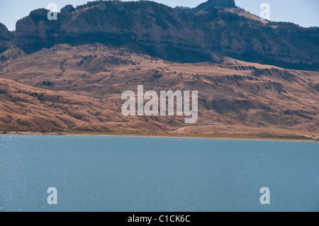 Vélo14,16,20, Sylvan Pass,Buffalo Bill State Park, forêt nationale de Shoshone & River,Cody Stampede Rodeo,,,Stade, Wyoming, USA Banque D'Images