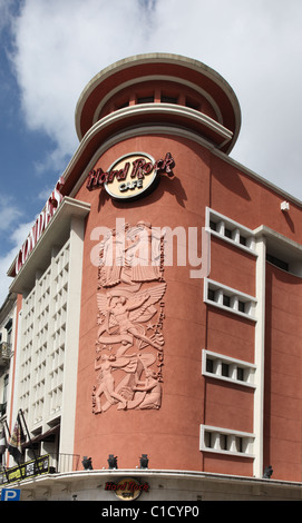 Hard Rock Cafe, Avenida da Liberdade, Lisbonne, Portugal Banque D'Images