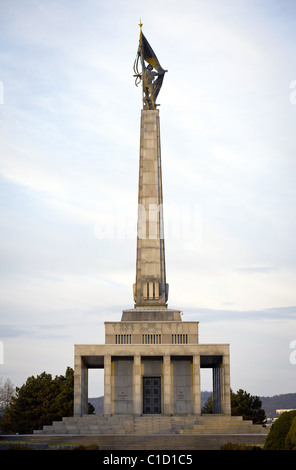- Slavin monument mémorial et cimetière pour les soldats de l'armée soviétique à Bratislava, Slovaquie Banque D'Images