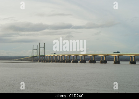 New Severn Bridge, Avonmouth, Avon, England, United Kingdom Banque D'Images