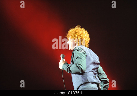 Mick Hucknall de Simply Red performing "Greatest Hits Tour 2009" concert au Heineken Music Hall, Amsterdam, Pays-Bas Banque D'Images