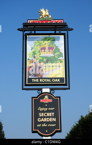 Inscrivez-vous pour la Royal Oak House at Public Lagness, West Sussex Bognor Nr Banque D'Images