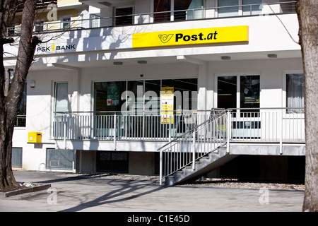 Bureau de poste autrichienne dans la station de ski de Bad Hofgastein. Banque D'Images