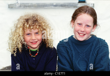 République d'Irlande, dans le comté de Galway, le Connemara, Clifden, sœurs Foyles (MR editorial) Banque D'Images