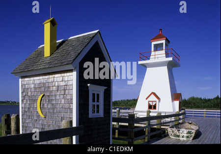 Canada, Nouveau-Brunswick, Bouctouche, le pays de Sagouine Banque D'Images