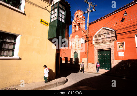 La Bolivie, de la ville coloniale de Potosi (13 000 ft), classée au Patrimoine Mondial de l'UNESCO Banque D'Images