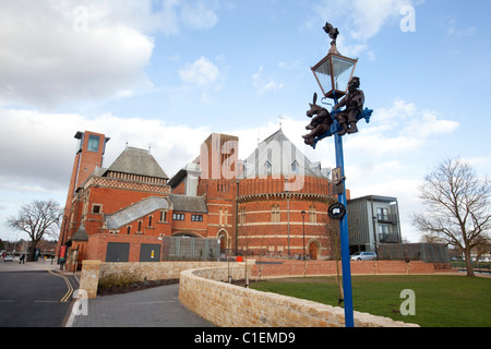 L'hôtel récemment rénové, le Royal Shakespeare Theatre à Stratford-Upon-Avon, Royaume-Uni. Banque D'Images