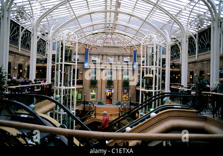 Royaume-uni, Ecosse, Glasgow, Princes Square, centre commercial construit sur le site de plusieurs édifices anciens Banque D'Images