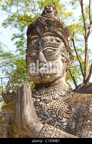 La sculpture religieuse sculpté dans Sala Kaew Ku Sculpture Park à Nong Khai, Thaïlande, Asie du Sud-Est Banque D'Images