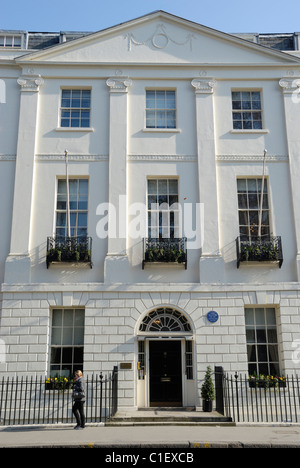 L'ancienne maison de Lord Eldon un ancien lord chancelier à Bedford Square, Londres, Angleterre Banque D'Images