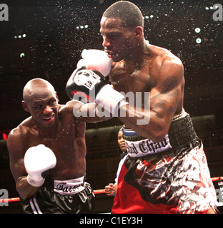 Chad Dawson conserve sa lumière heavyweigh IBF/IBO titre vaincre le Magic Man Antonio Tarver dans une décision unanime Las Banque D'Images