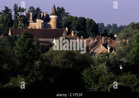 France, Indre, Berry de George Sand, Saint Chartier, château Banque D'Images