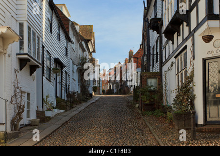 Mermaid Street, Rye, East Sussex. L'Angleterre Banque D'Images