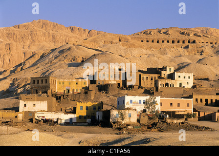 Égypte, vallée du Nil, Luxor région, Thèbes, la vallée des Nobles Banque D'Images