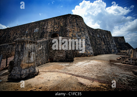 El Morro, la forteresse de San Juan, Puerto Rico Banque D'Images