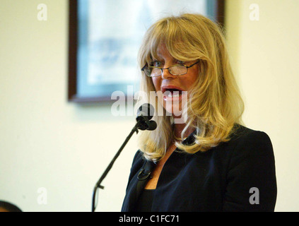 Goldie Hawn La Bazelon Center for Mental Health Law, l'Alliance nationale pour la maladie mentale, la santé mentale et de l'Amérique, Banque D'Images