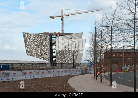 Signature Titanic bâtiment en construction Banque D'Images