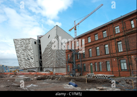 Signature Titanic bâtiment en construction Banque D'Images