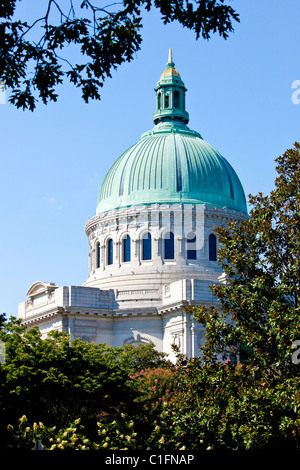 US Naval Academy Chapelle, Annapolis, Maryland Banque D'Images