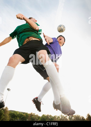 Joueurs de football rubrique soccer ball Banque D'Images