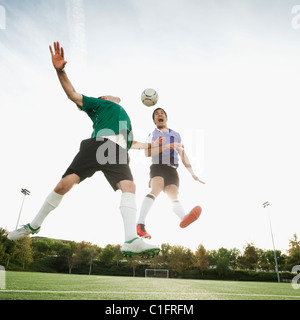 Joueurs de football rubrique soccer ball Banque D'Images