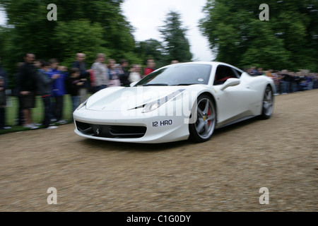 Ferrari 458 Italia à l'événement Wilton Classic et Supercar à Wiltshire au Royaume-Uni Banque D'Images