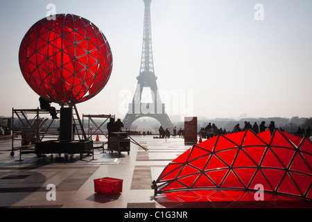 Tour Eiffel. Paris, France. Banque D'Images