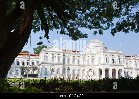 Architecture coloniale du Musée National de Singapour, Singapour Banque D'Images