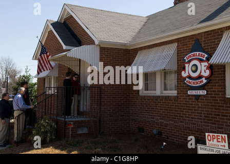 Shoeless Joe Jackson Museum Greenville SC USA Banque D'Images