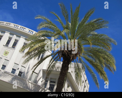 L'ancien hôtel de ville construit dans le style éclectique de l'architecture de la rue Bialik dans le centre de Tel Aviv ISRAËL Banque D'Images