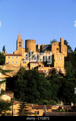 France, Rhône, Beaujolais, Les Pierres Dorées, village de Chatillon d'Azergues Banque D'Images