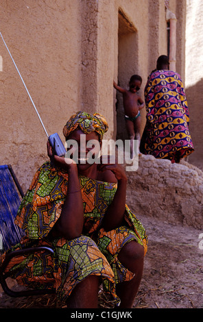 Mali, Djenné (UNESCO World Heritage), dans la vieille ville Banque D'Images