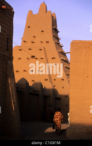 Mali, Tombouctou, la mosquée Sankoré Banque D'Images