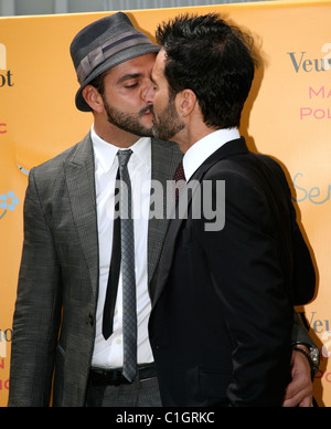 Lorenzo Martone et Marc Jacobs le 2e rapport annuel Veuve Clicquot Manhattan Polo Classic a tenu à Governors Island - Nouveaux arrivants Banque D'Images