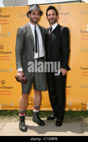 Lorenzo Martone et Marc Jacobs le 2e rapport annuel Veuve Clicquot Manhattan Polo Classic a tenu à Governors Island - Nouveaux arrivants Banque D'Images