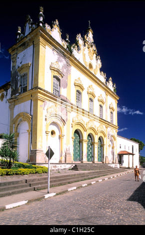 Brésil, État de Bahia, village de Cachoeira, l'église coloniale de l'Ordem Terceira do Carmo Banque D'Images