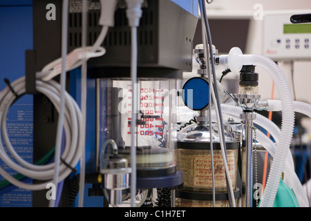 Appareil d'anesthésie pour la chirurgie en salle d'opération Banque D'Images