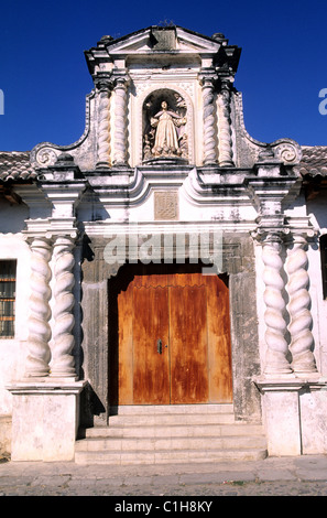 Guatemala, Cordillère centrale, Sacatepequez Department, Antigua, classée au Patrimoine Mondial de l'UNESCO Banque D'Images