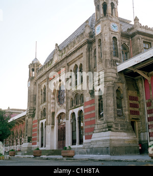 La gare de Sirkeci - le terminus de l'Orient Express à Sirkeci à Istanbul en Turquie. Banque D'Images