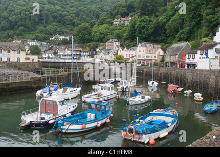 Port de Lynmouth Devon Banque D'Images