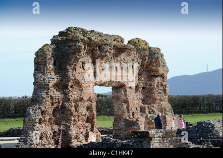 Ruines romaines de Wroxeter ou 'Viroconium" dans le Shropshire Banque D'Images