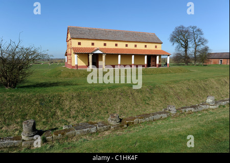 Wroxeter Replica Ville romaine maison construite pour l'émission de télévision Banque D'Images